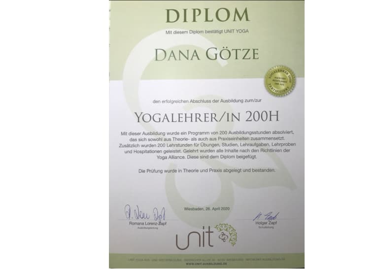 Yogalehrerin · UNIT YOGA